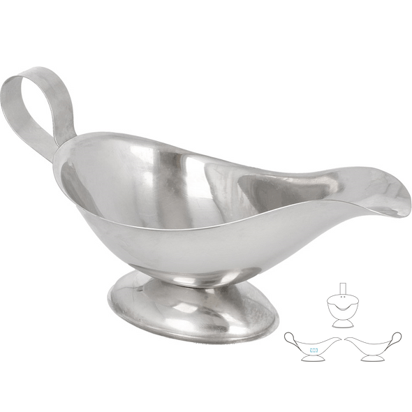 "Aladdin" roestvrijstalen sausboot